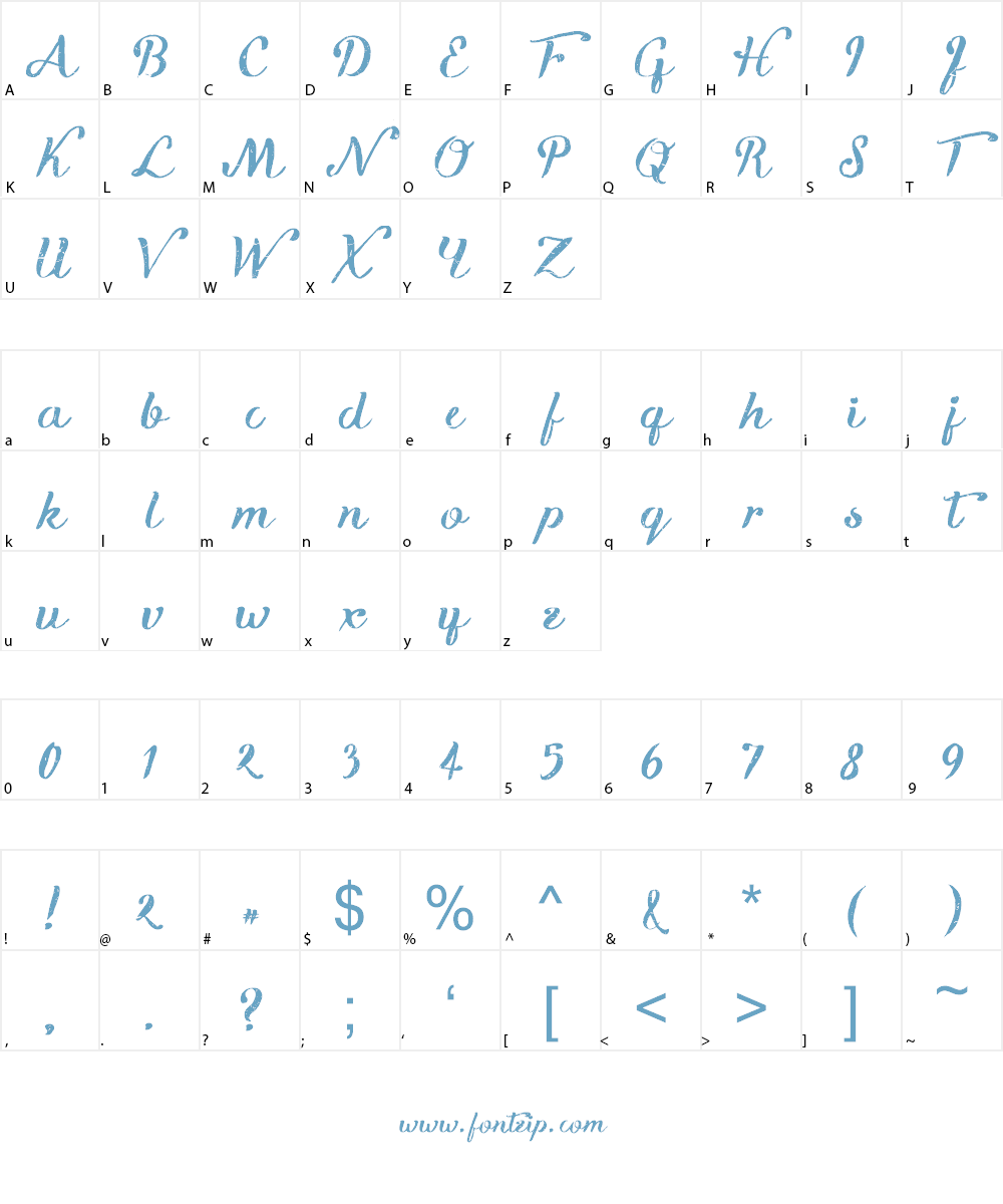 Kikelet Brush Font Character